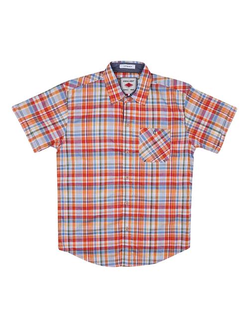 red cotton shirt - 17130512 - Very Small Image - 1