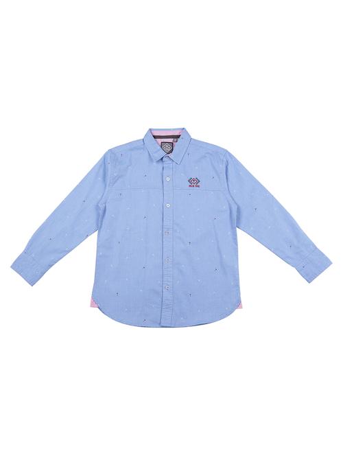 light blue cotton shirt - 17130532 - Very Small Image - 1