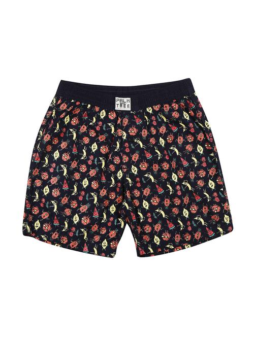 blue cotton blend shorts - 17130552 - Very Small Image - 1