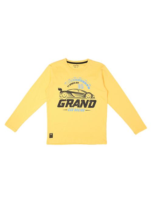 yellow cotton tshirt - 17130657 - Very Small Image - 1