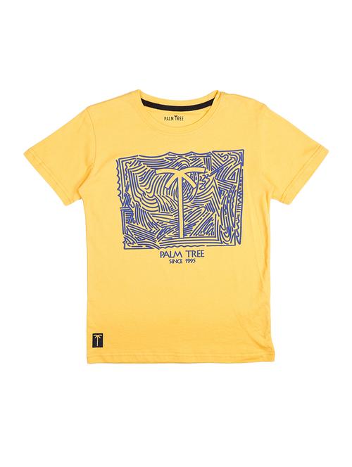 yellow cotton tshirt - 17130700 - Very Small Image - 1