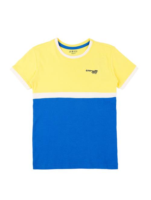 yellow cotton tshirt - 17130709 - Very Small Image - 1