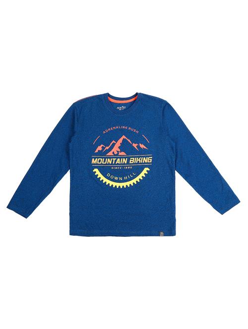 dark blue cotton tshirt - 17130710 - Very Small Image - 1