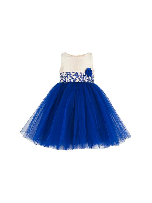 blue net frock - 17132810 - Very Small Image - 1