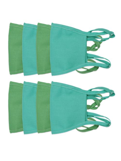 multi colored cotton anti-pollution mask (pack of 8) - 17133437 - Very Small Image - 1