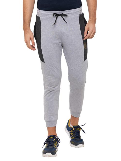 grey color block jogger - 17136519 - Very Small Image - 1