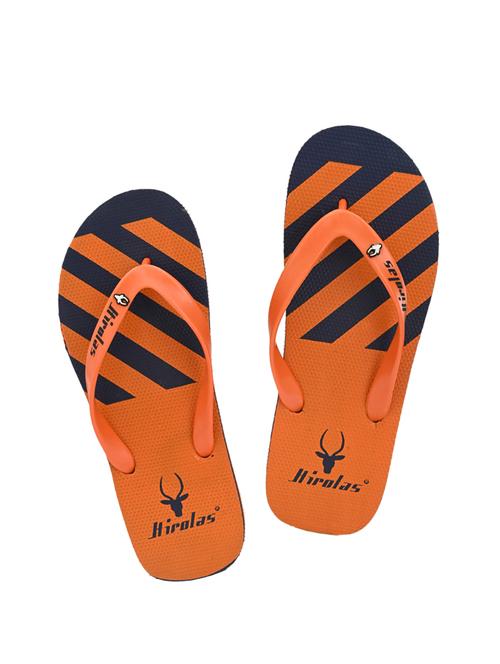 orange toe separator flip flops - 17137282 - Very Small Image - 1