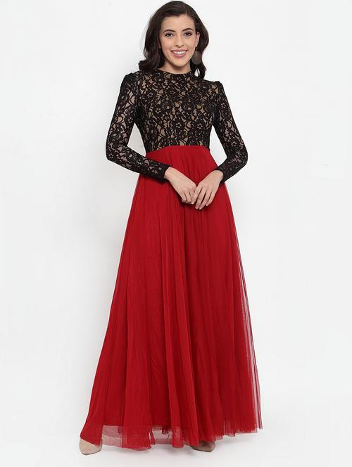 laced torso party gown - 17137295 - Very Small Image - 1