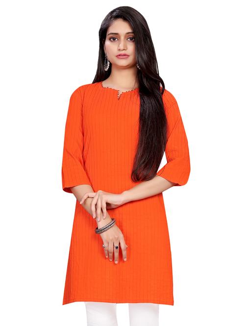 women's straight kurta - 17137318 - Very Small Image - 1
