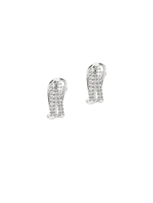 silver metal studs earring - 17137463 - Very Small Image - 1