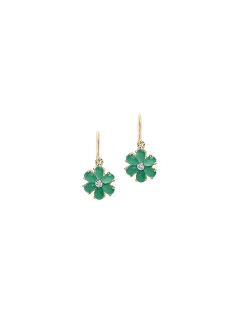 green metal hoop earring - 17137539 - Very Small Image - 1