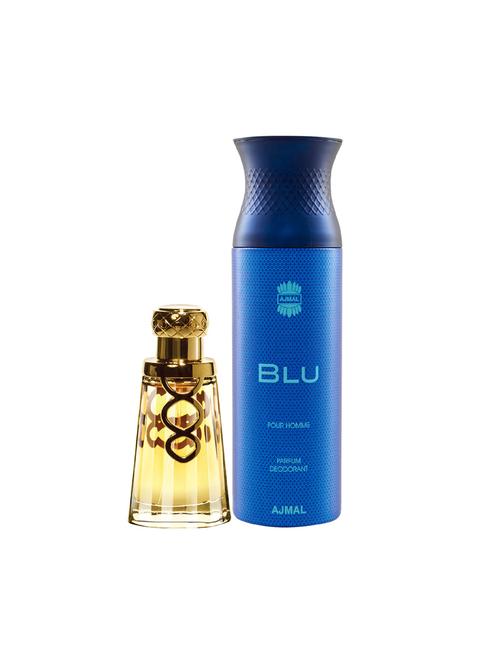 ajmal khallab edp oudh 50ml for unisex and blu homme deodorant 200ml for men+ 2 parfum testers free - 17138030 - Very Small Image - 1