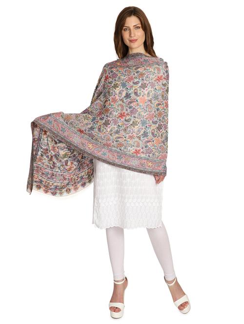multi wool stole - 17139847 - Very Small Image - 1
