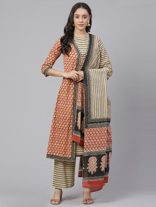 printed suit set - 17140026 - Very Small Image - 1