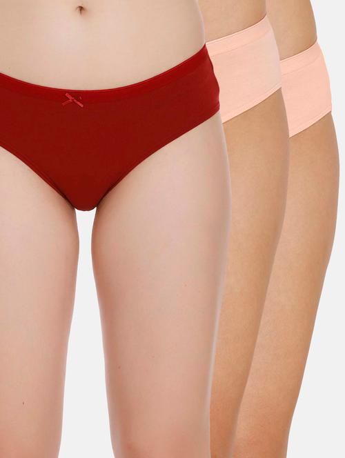 multi colored cotton hipster panty - 17140056 - Very Small Image - 1