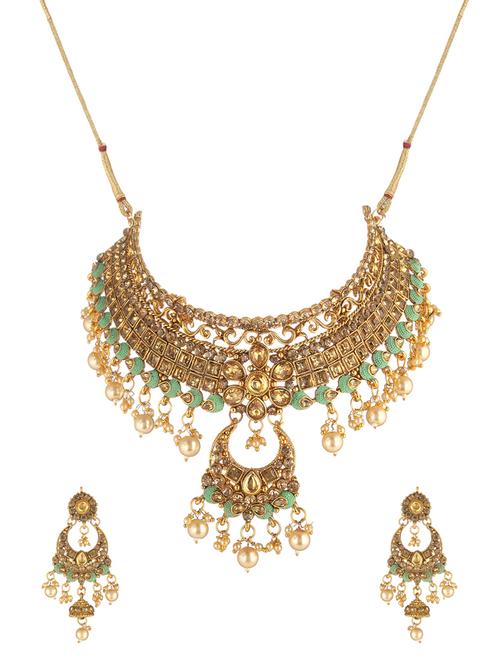 multi colored metal necklaces and earring - 17141995 - Very Small Image - 1