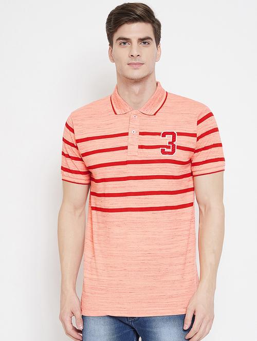 orange striped t-shirt - 17142196 - Very Small Image - 1