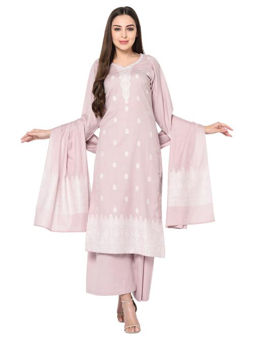 printed unstitched suit - 17142254 - Very Small Image - 1