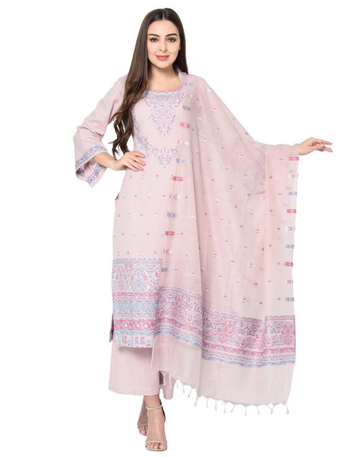 printed unstitched suit - 17142255 - Very Small Image - 1