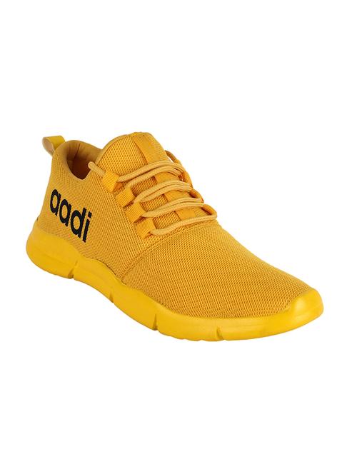 yellow lace-up sport shoes - 17142648 - Very Small Image - 1