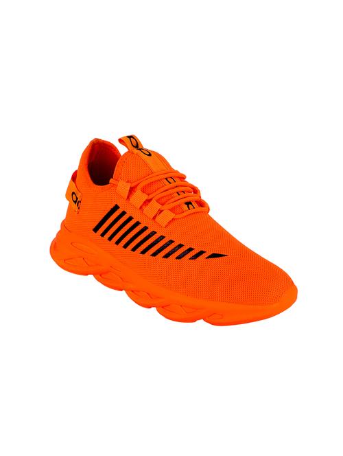 orange lace up sport shoes - 17143977 - Very Small Image - 1