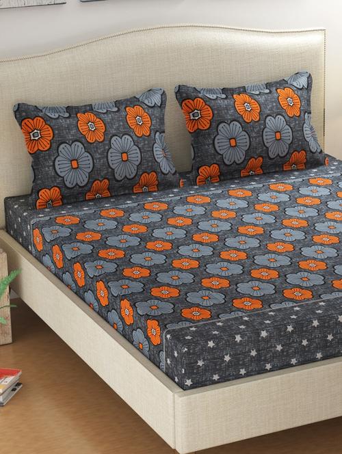 cotton double bedsheets with 2 pillow covers - 17144916 - Very Small Image - 1