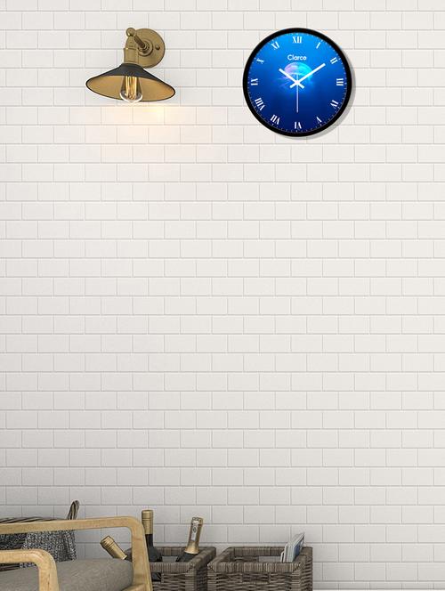 glass wall clock with 1 year warranty and 2 free aa battery - 17145940 - Very Small Image - 1