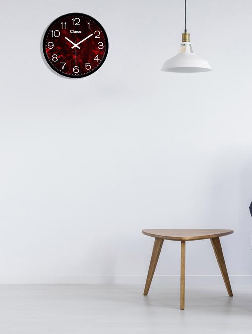 glass wall clock with 1 year warranty and 2 free aa battery - 17145985 - Very Small Image - 1