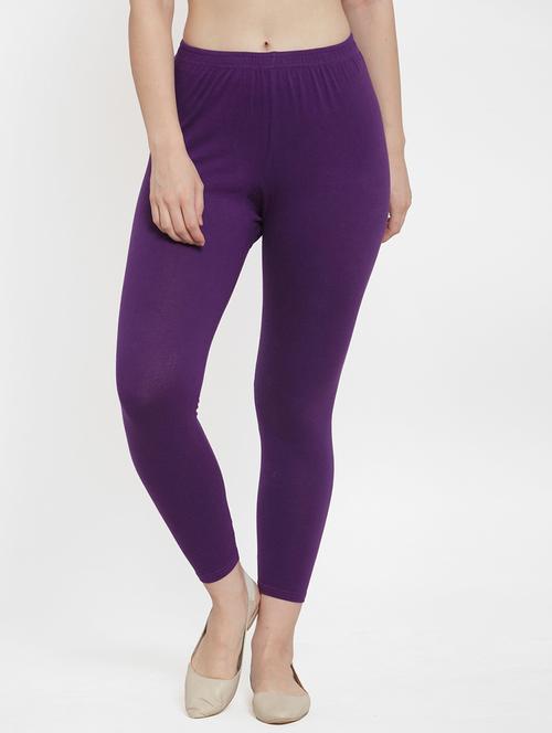 high rise solid leggings - 17146736 - Very Small Image - 1