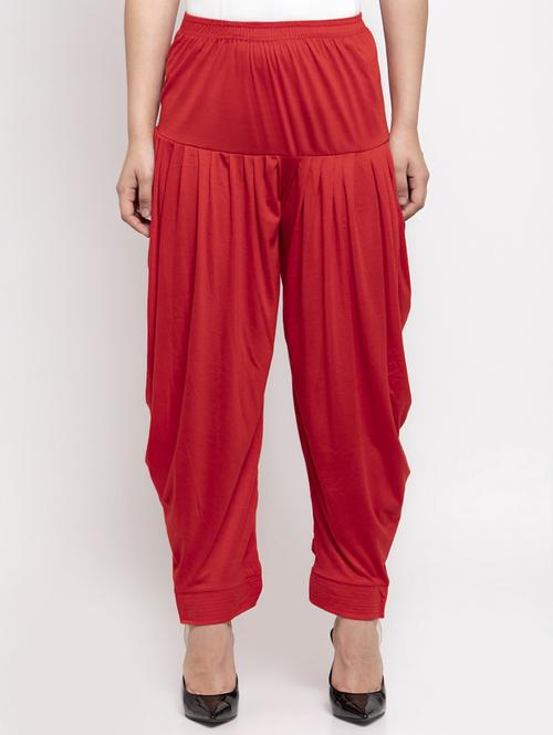 red lycra salwar salwars - 17146766 - Very Small Image - 1