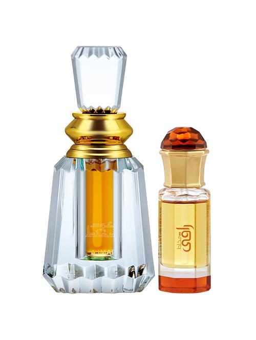 ajmal oudh mukhallat cp oudhy 6ml for unisex and mukhallat raaqi cp 10ml for unisex + 2 parfum testers free - 17146808 - Very Small Image - 1
