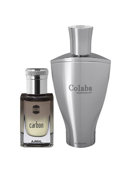 ajmal carbon cp 10ml for men and colaba mukhallat cp 14ml for unisex + 2 parfum testers free - 17146886 - Very Small Image - 1