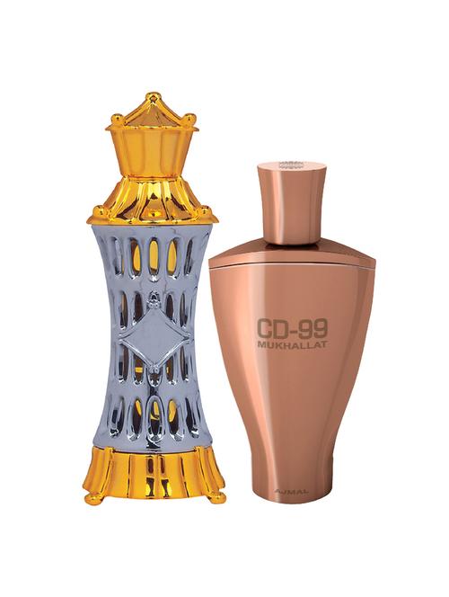 ajmal mizyaan cp 14ml for unisex and cd 99 mukhallat cp 14ml for unisex + 2 parfum testers free - 17146956 - Very Small Image - 1