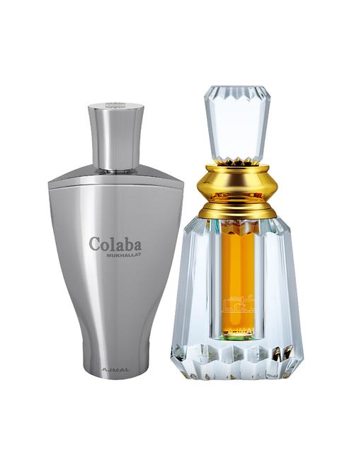 ajmal colaba mukhallat cp 14ml for unisex and oudh mukhallat cp oudhy 6ml for unisex + 2 parfum testers free - 17146979 - Very Small Image - 1