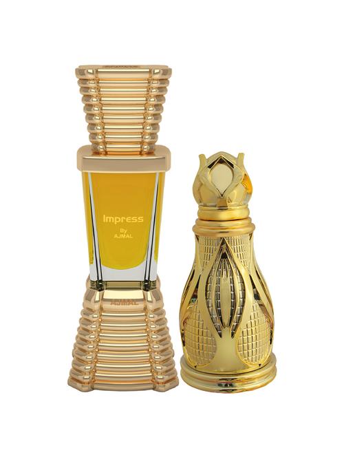 ajmal impress cp 10ml for men and khofooq cp oudhy 18ml for unisex + 2 parfum testers free - 17146992 - Very Small Image - 1