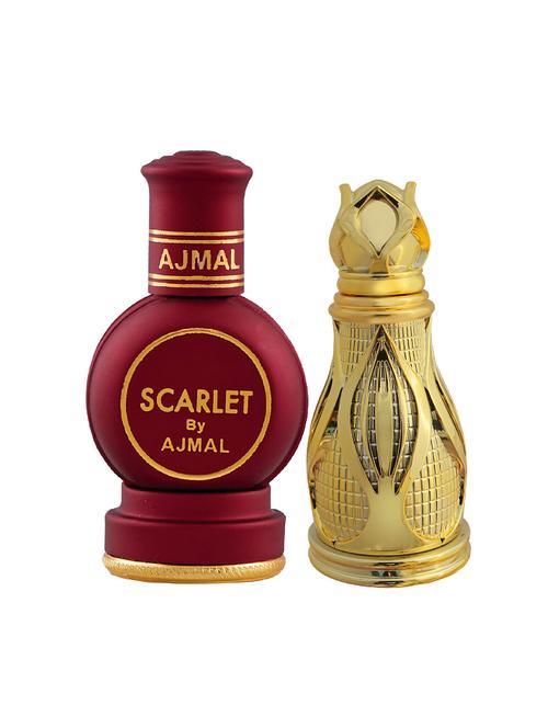 ajmal scarlet cp 12ml for unisex and khofooq cp oudhy 18ml for unisex + 2 parfum testers free - 17147003 - Very Small Image - 1