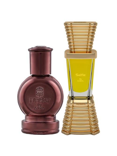ajmal tempest cp alcohol-free attar 12ml for unisex and selfie cp alcohol-free attar 10ml for men+ 2 parfum testers free - 17147053 - Very Small Image - 1