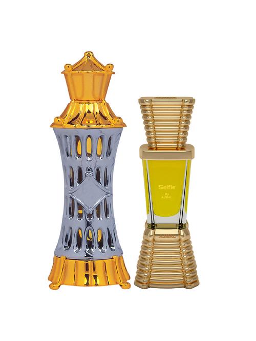 ajmal mizyaan cp alcohol-free attar 14ml for unisex and selfie cp alcohol-free attar 10ml for men+ 2 parfum testers free - 17147061 - Very Small Image - 1