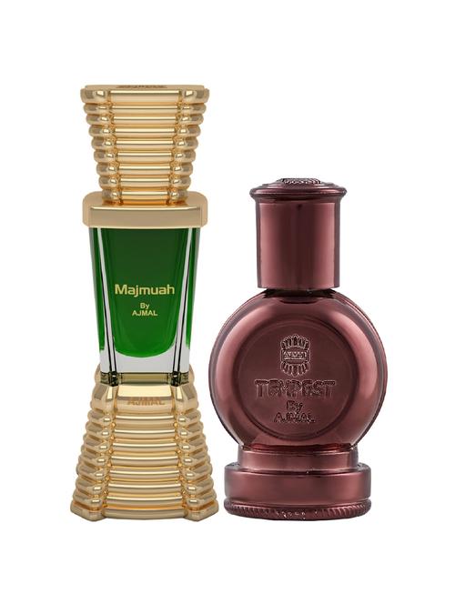 ajmal majmua cp alcohol-free attar 10ml for unisex and tempest cp alcohol-free attar 12ml for unisex + 2 parfum testers free - 17147115 - Very Small Image - 1