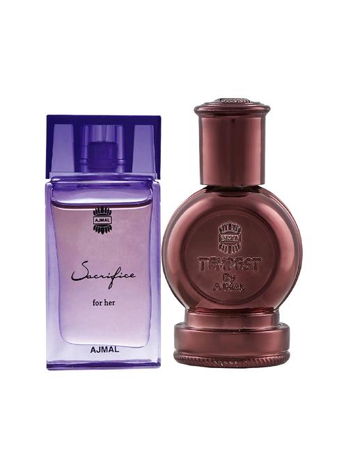ajmal sacrifice for her cp 10ml for women and tempest cp 12ml for unisex + 2 parfum testers free - 17147127 - Very Small Image - 1