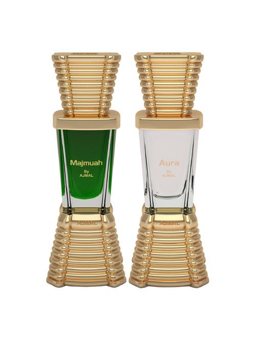 ajmal majmua cp alcohol-free attar 10ml for unisex and aura cp alcohol-free attar 10ml for unisex 2 parfum testers free - 17147156 - Very Small Image - 1