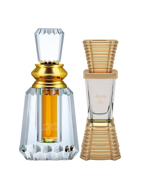 ajmal oudh mukhallat cp oudhy 6ml for unisex and aura cp 10ml for unisex 2 parfum testers free - 17147164 - Very Small Image - 1