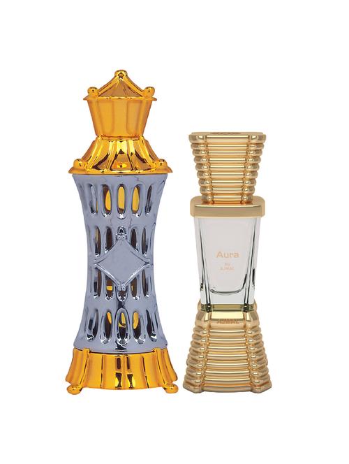 ajmal mizyaan cp alcohol-free attar 14ml for unisex and aura cp alcohol-free attar 10ml for unisex 2 parfum testers free - 17147166 - Very Small Image - 1