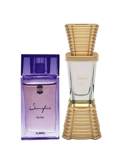 ajmal sacrifice for her cp 10ml for women and aura cp 10ml for unisex 2 parfum testers free - 17147169 - Very Small Image - 1