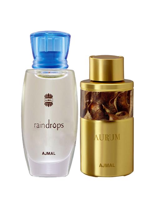 ajmal raindrops cp alcohol-free attar 10ml for women and aurum cp alcohol-free attar 10ml for women + 2 parfum testers free - 17147183 - Very Small Image - 1