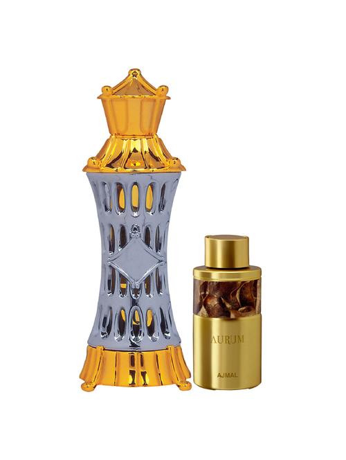 ajmal mizyaan cp alcohol-free attar 14ml for unisex and aurum cp alcohol-free attar 10ml for women + 2 parfum testers free - 17147187 - Very Small Image - 1