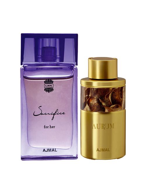 ajmal sacrifice for her cp 10ml for women and aurum cp 10ml for women + 2 parfum testers free - 17147190 - Very Small Image - 1