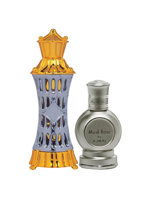 ajmal mizyaan cp alcohol-free attar 14ml for unisex and rose cp alcohol-free attar 12ml for unisex + 2 parfum testers free - 17147208 - Very Small Image - 1