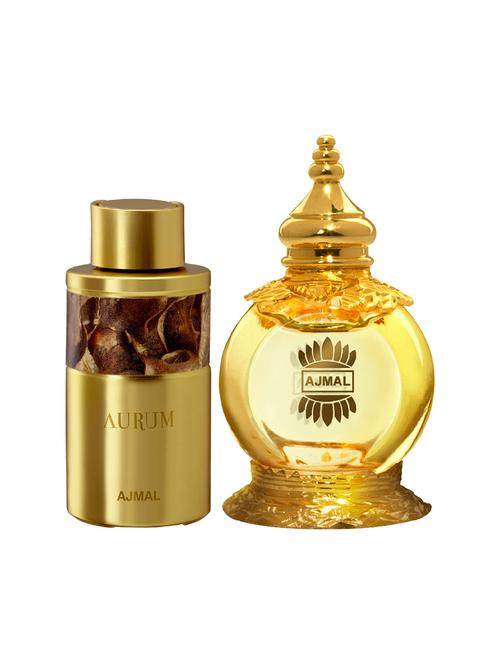 ajmal aurum cp 10ml for women and mukhallat al wafa cp 12ml for unisex + 2 parfum testers free - 17147217 - Very Small Image - 1