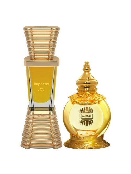 ajmal impress cp 10ml for men and mukhallat al wafa cp 12ml for unisex + 2 parfum testers free - 17147222 - Very Small Image - 1